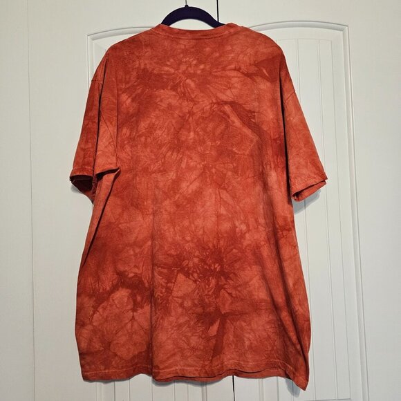 The Mountain Orange Tie -Dye Cotton T-Shirt Dogs Speak 2015‎ Size XL - Picture 2 of 5